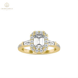 Trinity V-Curve Diamond Ring