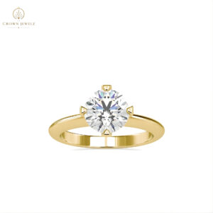 Petite Crown Halo Ring