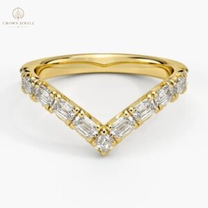 Nathalie Emerald-Cut and Asscher Diamond Contour Ring (2/3 ct. tw.) in 14K Yellow Gold