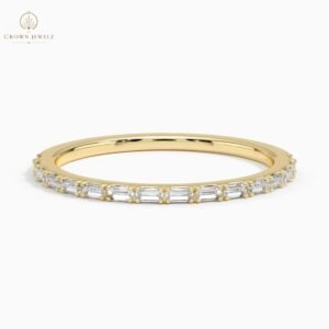 Delicate Gemma Baguette  Diamond Ring (1/6 ct. tw.) in  14K Yellow Gold