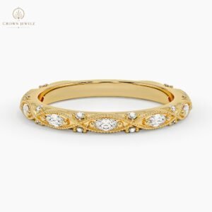 Celestia Milgrain Diamond  Ring (1/3 ct. tw.) in 18K  Yellow Gold