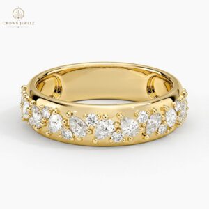Mosaic Olivetta Lab Diamond Ring (3/4 ct. tw.) in 14K Yellow Gold