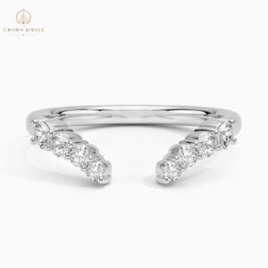 Lior Diamond Open Ring in  18K White Gold