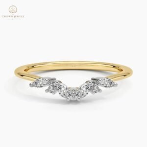Mixed Metal Yvette Diamond  Ring in 14K Rose Gold
