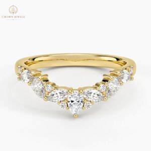 Jacqueline Contour Diamond Ring in 14K Yellow Gold
