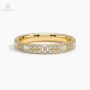 Santorini Eternity Lab Diamond Ring in 14K Yellow Gold