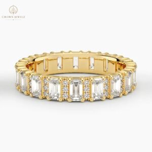 Naya Eternity Lab Diamond Ring in 14K Yellow Gold